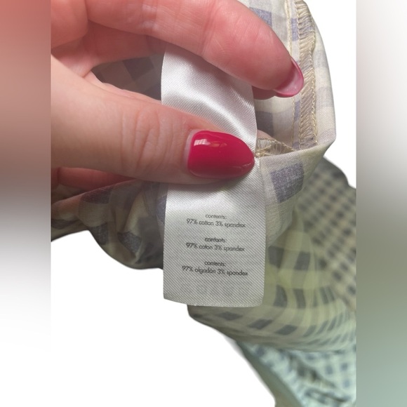 WeWoreWhat NWT Gingham Smocked Shift Midi Dress Size XL - Picture 6 of 7